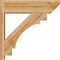 Ekena Millwork Merced Slat Rough Sawn Outlooker, Western Red Cedar, 8"W x 28"D x 28"H OUT08X28X28MRC06RWR - alternate 4